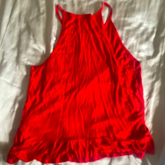 size small soft red tank top - Picture 2 of 2